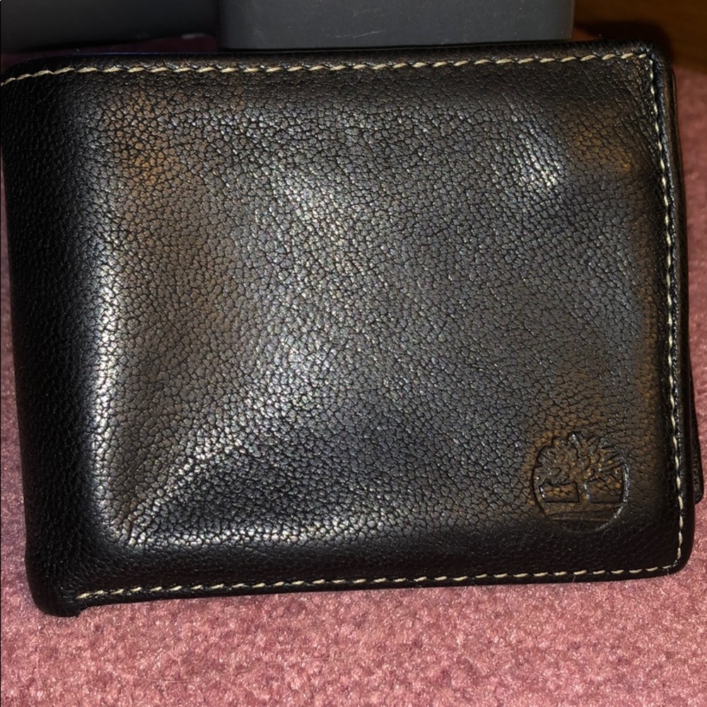 Black timberland wallet